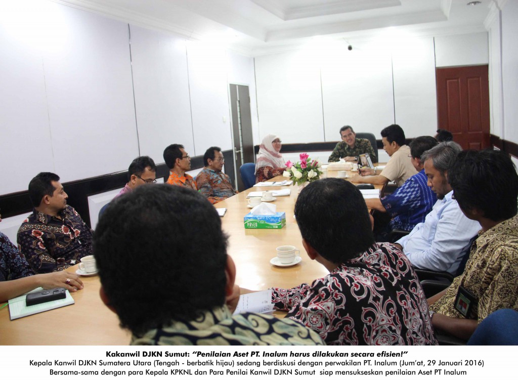 Kepala Kanwil DJKN Sumut : Kegiatan Penilaian Harus Efisien