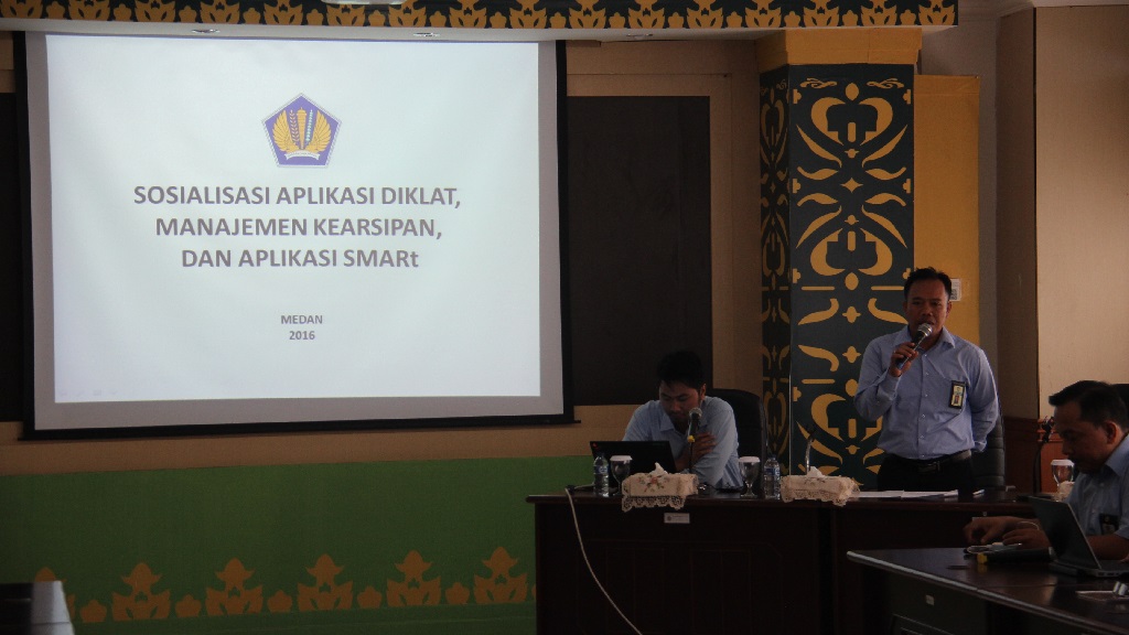 Sosialisasi Pembinaan Kearsipan, SMART, dan Aplikasi Diklat di Sumatera Utara