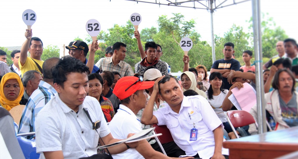 Lelang Kendaraan di Beltim Berlangsung Seru