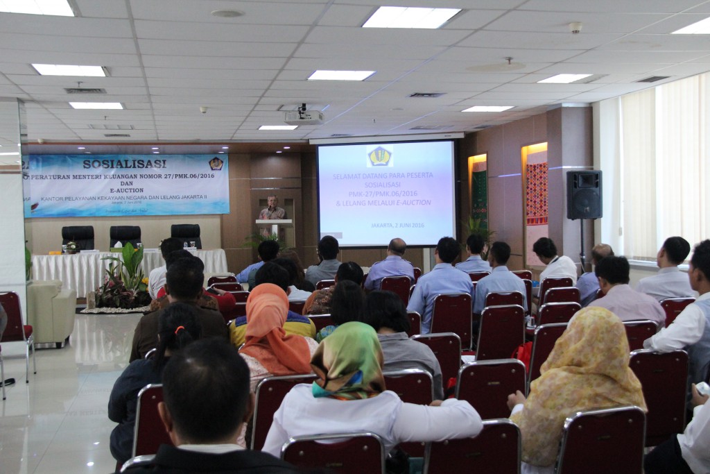 KPKNL Jakarta II Sosialisasikan Peraturan dan Tata Cara Lelang e-Auction