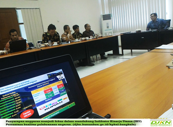 Monitoring dan Evaluasi Kinerja KPKNL Bengkulu: Kualitas Pelaksanaan Anggaran Capai 109,94%