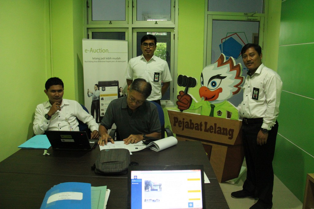 Penggunaan e-Auction Corner KPKNL Gorontalo untuk Pertama Kalinya