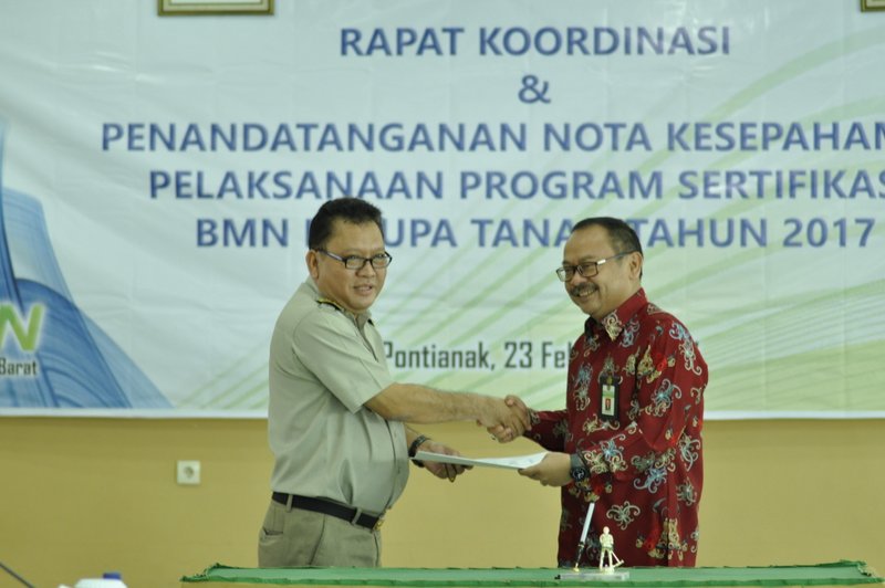 Sinergi Merupakan Kunci Keberhasilan Sertifikasi BMN Berupa Tanah di Wilayah DJKN Kalbar