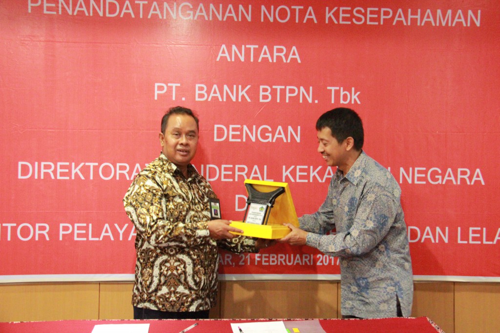 Kanwil DJKN Sulseltratbar Bangun Sinergi dan Kerjasama dengan BTPN Wilayah Makassar