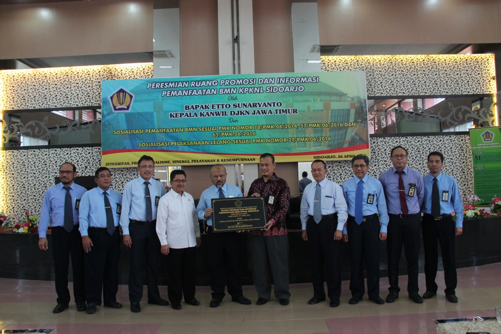 Guna Tingkatkan PNBP, KPKNL Sidoarjo Bangun Ruang Promosi dan Informasi Pemanfaatan BMN