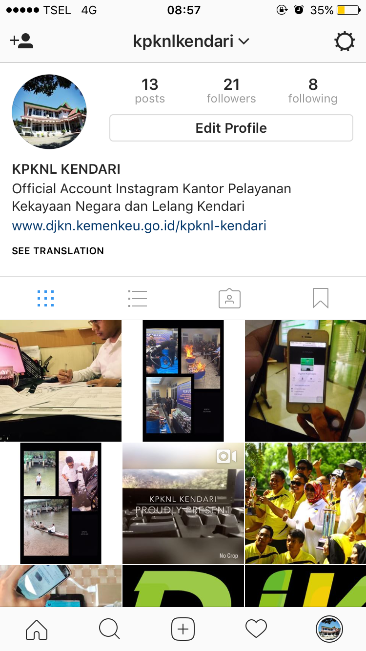 KPKNL Kendari Luncurkan Akun Media Sosial