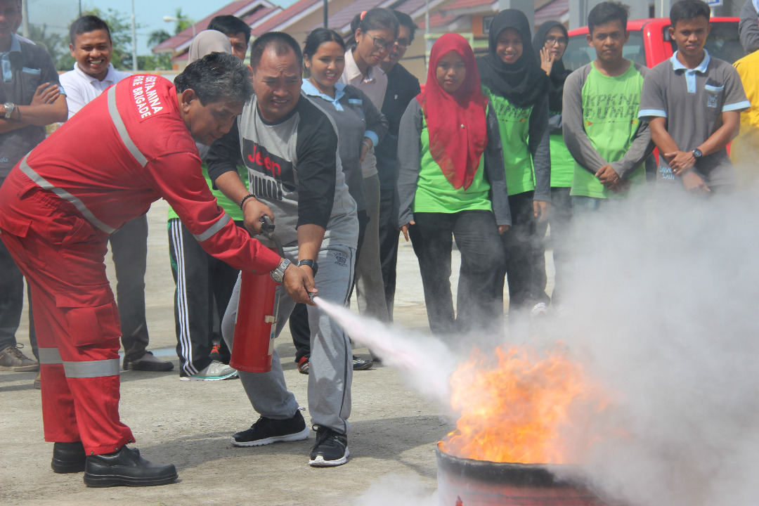 KPKNL Dumai selenggarakan Simulasi dan Pelatihan Penanggulangan Bencana Kebakaran