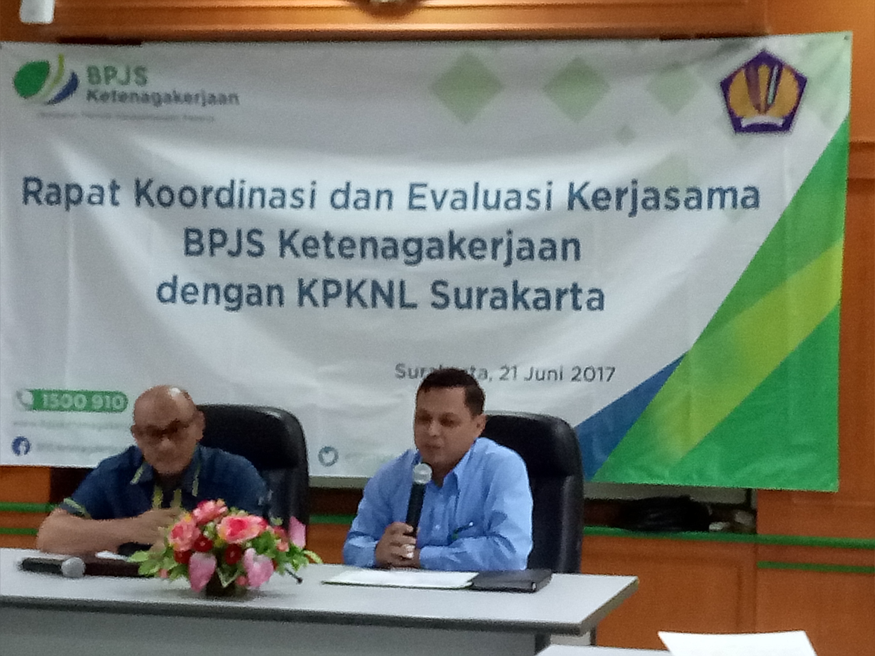 KPKNL Surakarta dan BPJS Ketenagakerjaan Surakarta Gelar Rapat Koordinasi