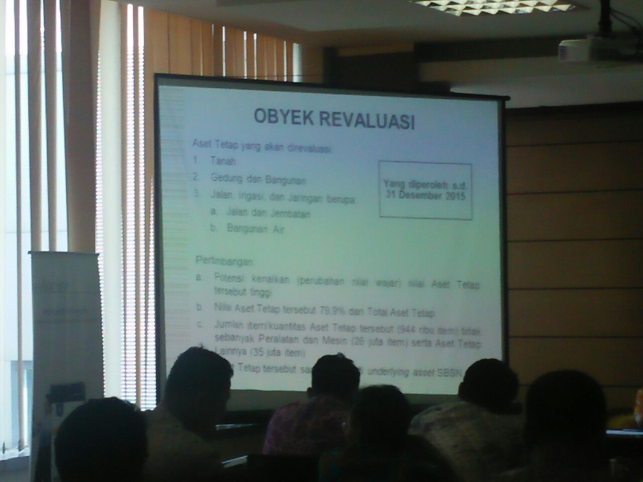 Sosialisasi Bimbingan Teknis Pelaksanaan Revaluasi BMN