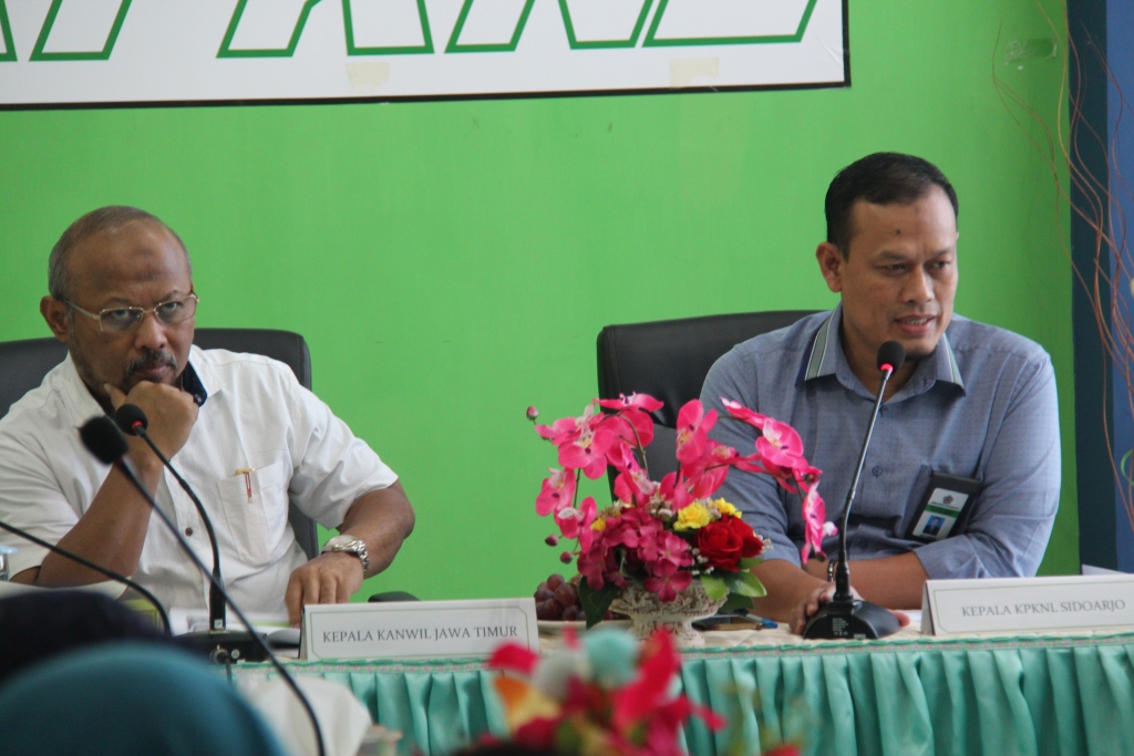 Kepala Kanwil DJKN Jawa Timur : Kinerja KPKNL Sidoarjo Sudah Bagus, Tingkatkan Lagi