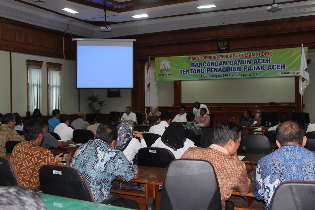 DPRA Undang KPKNL dalam RDPU Rancangan Qanun Aceh