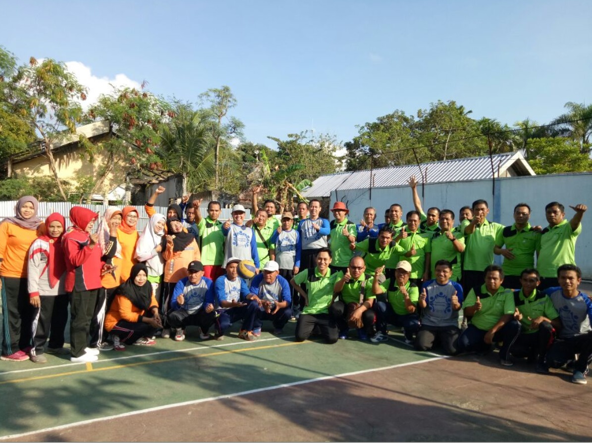 Heboh dan Meriah !! Kompetisi Bola Voli antar Instansi Kemenkeu Di Kota Bima 