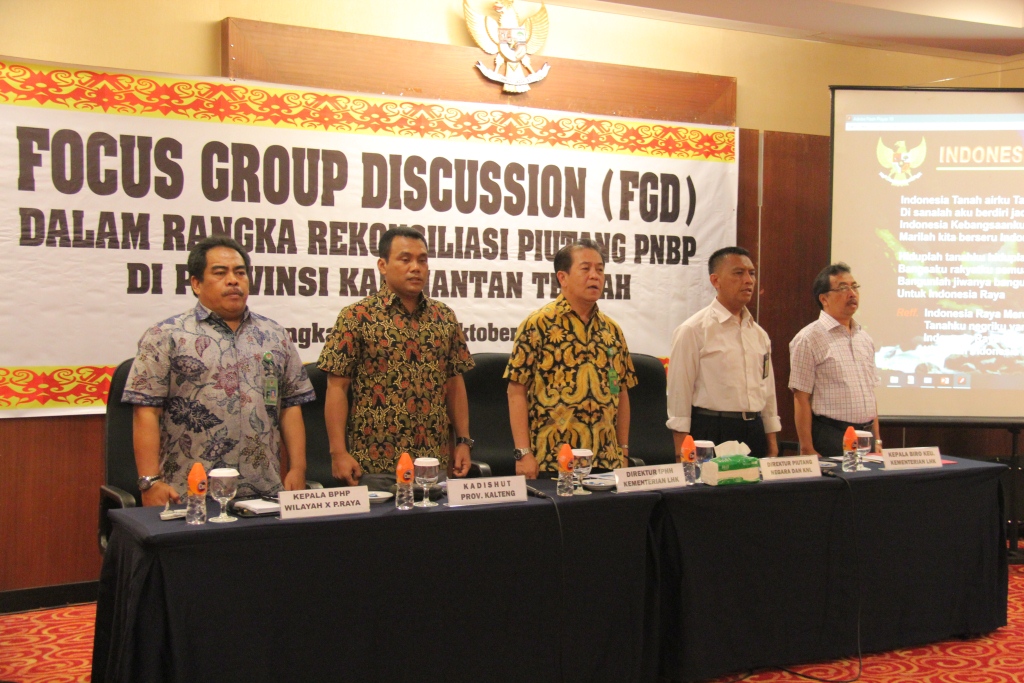 FGD Rekonsiliasi Piutang Negara antara Kementerian LHK dengan KPKNL