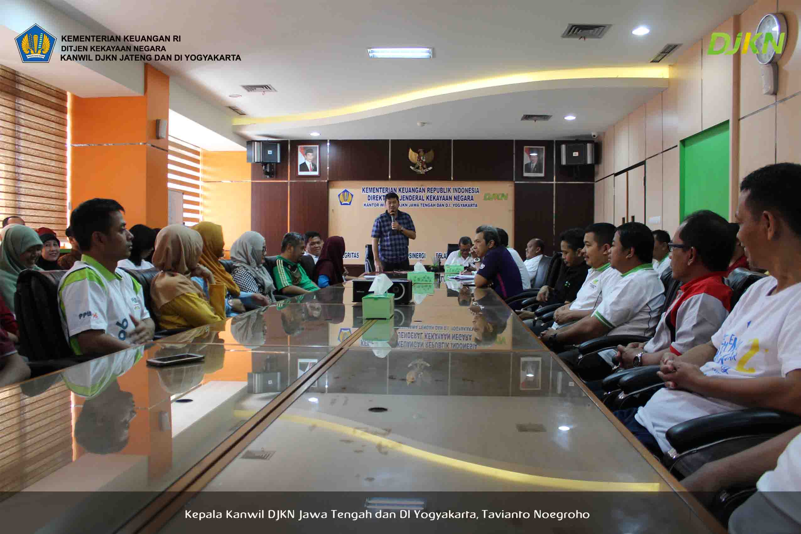 Semarang Mengawali Tahun 2018 Kanwil DJKN Jawa Tengah dan DI Yogyakarta gelar pengarahan perdana pada Jumat 5 1 2018 bertempat di Ruang Rapat Kanwil