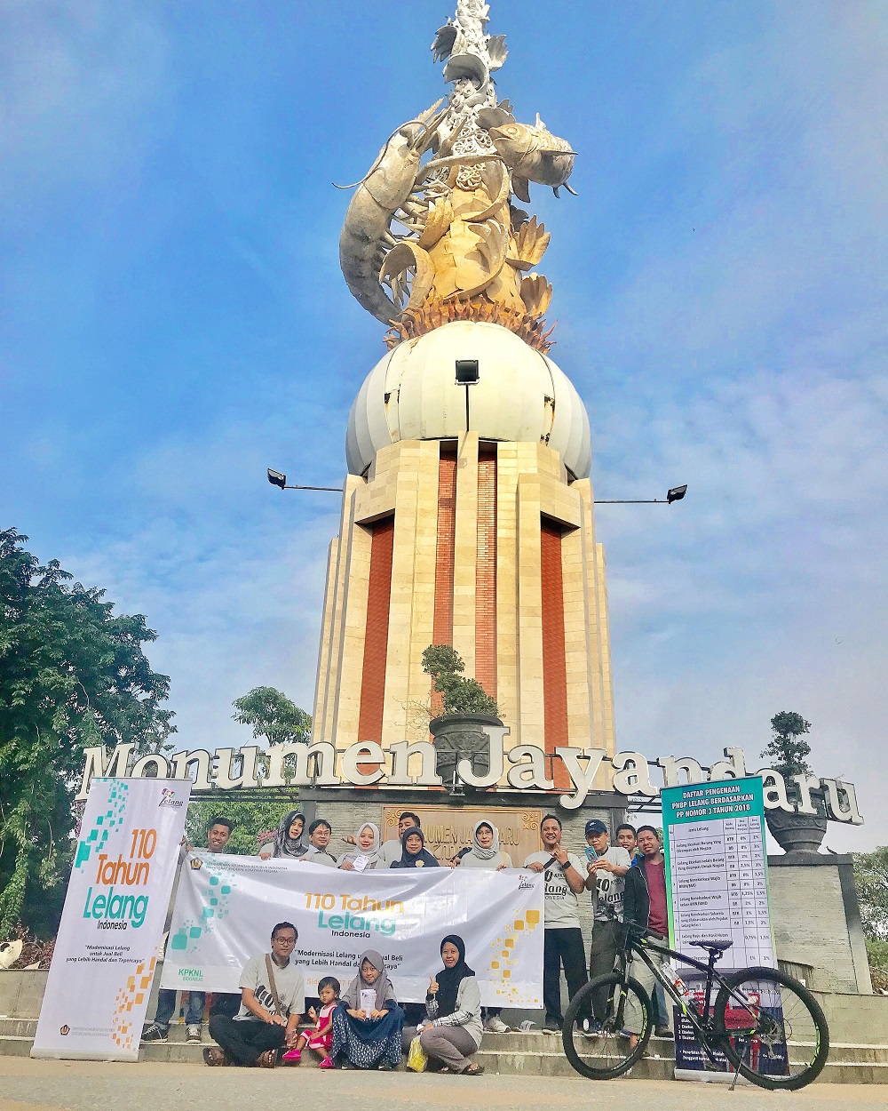 KPKNL Sidoarjo Manfaatkan Car Free Day (CFD) sebagai sarana pemasaran dan pengenalan lelang pada masyarakat
