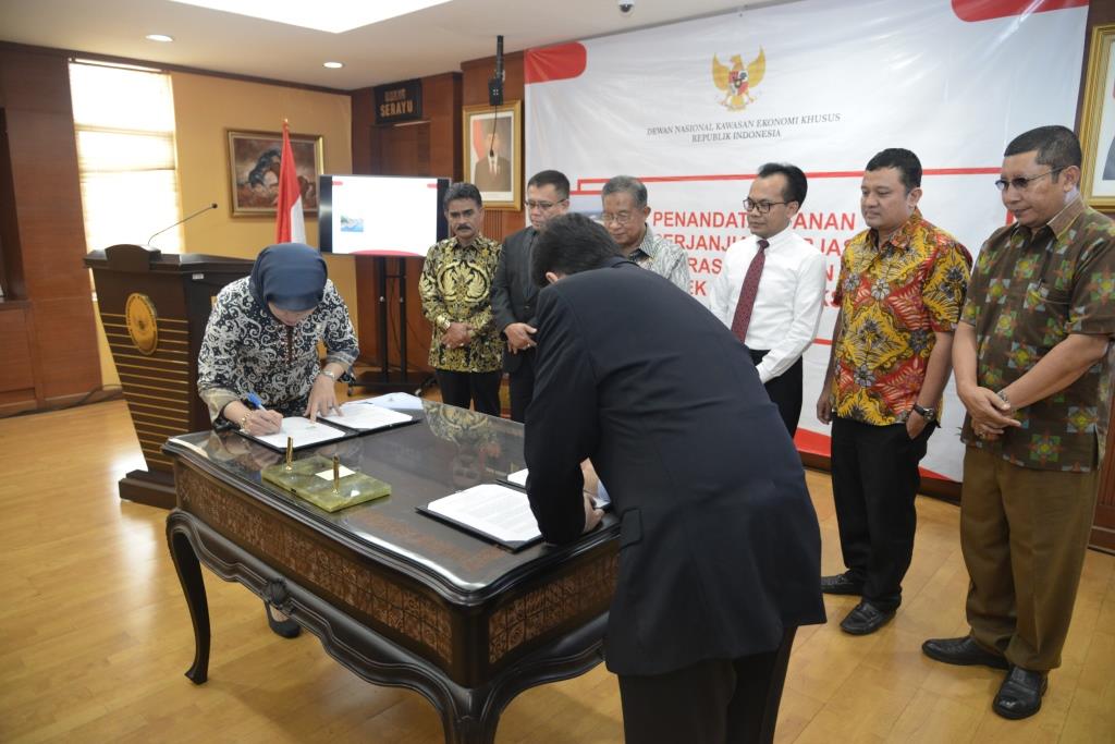 LMAN - PT PATNA Tandatangani Perjanjian Kerjasama Operasional dan Investasi di KEK Arun Lhokseumawe
