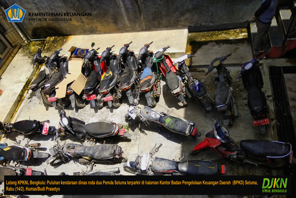 Dilelang KPKNL, Puluhan Kendaraan Dinas Pemda Seluma Laku Hampir Rp1 Miliar 