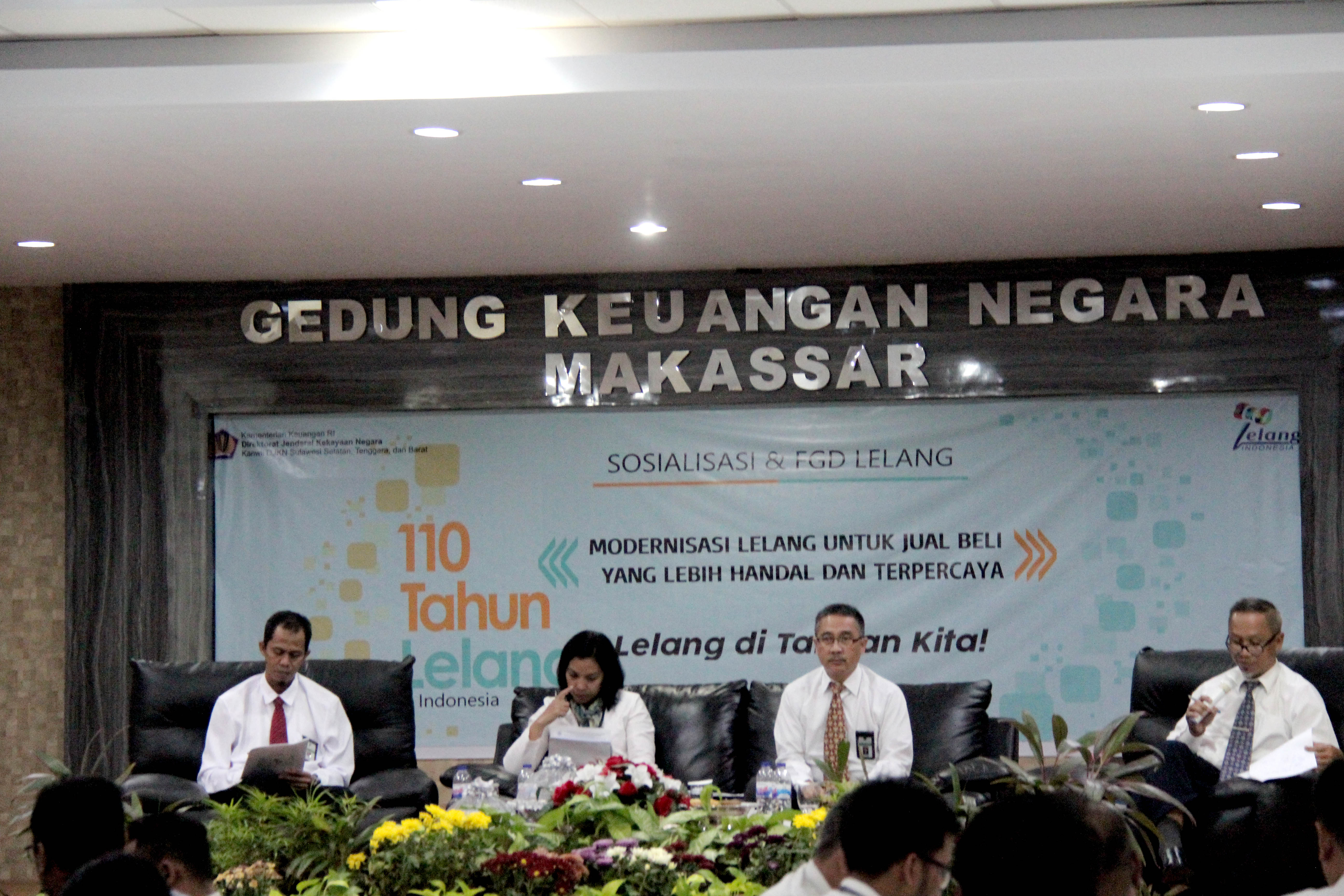 KPKNL Makassar Gelar FGD Lelang untuk Lelang yang Lebih Baik