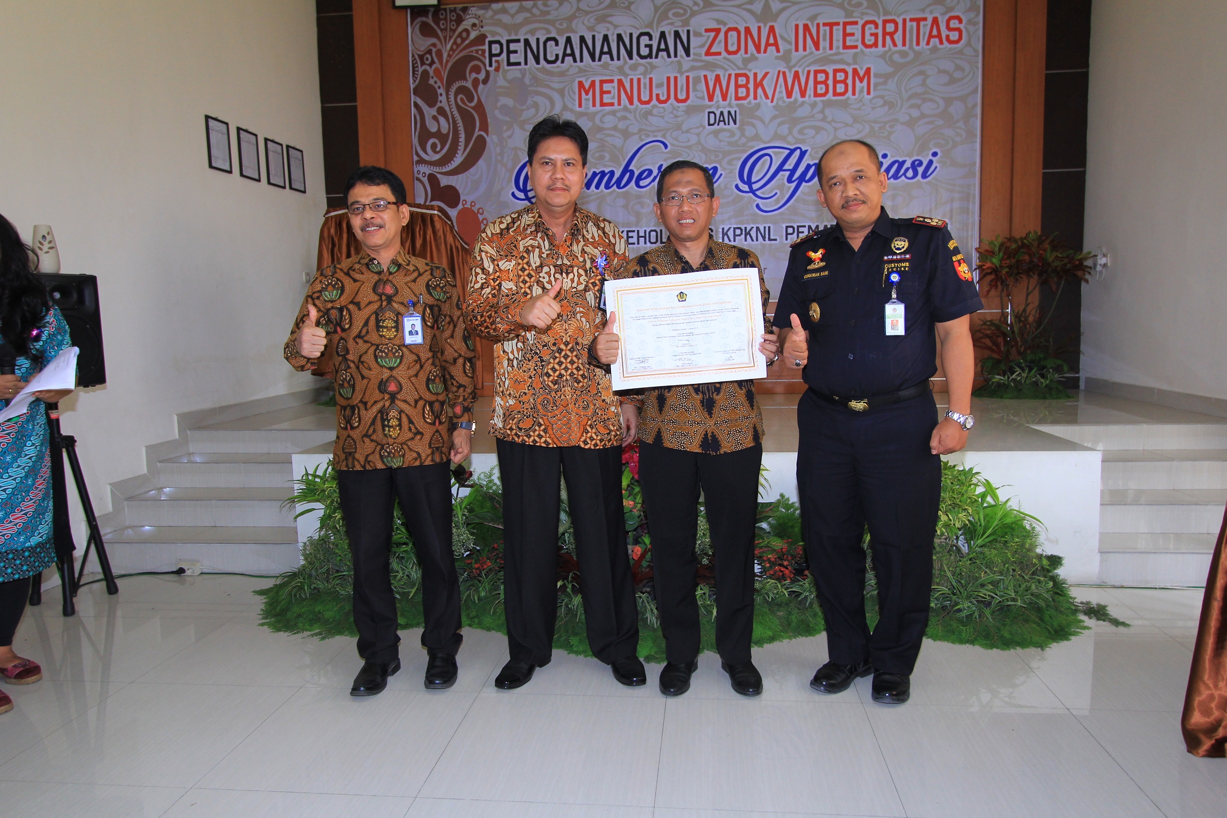 KPKNL Pematangsiantar Canangkan Zona Integritas Menuju WBK/WBBM