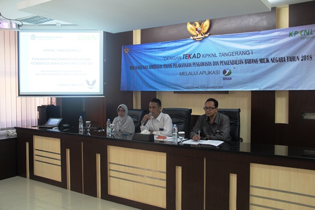 KPKNL Tangerang I Selenggarakan Sosialisasi dan Bimtek Pelaksanaan Wasdal BMN