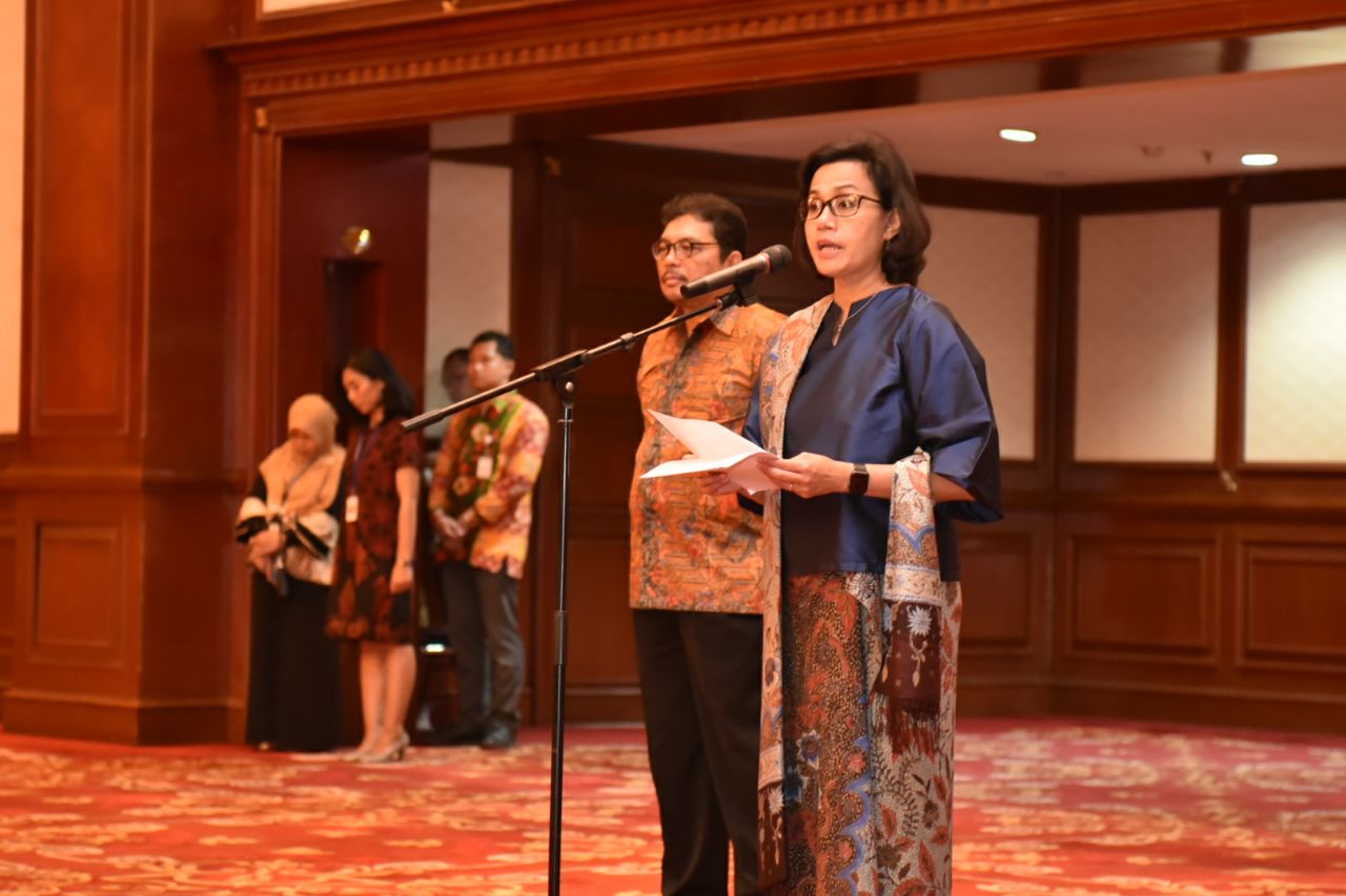 Pelantikan Pejabat Eselon III Kementerian Keuangan, Sri Mulyani: Pejabat Eselon III Bentuk Culture dan Value Organisasi