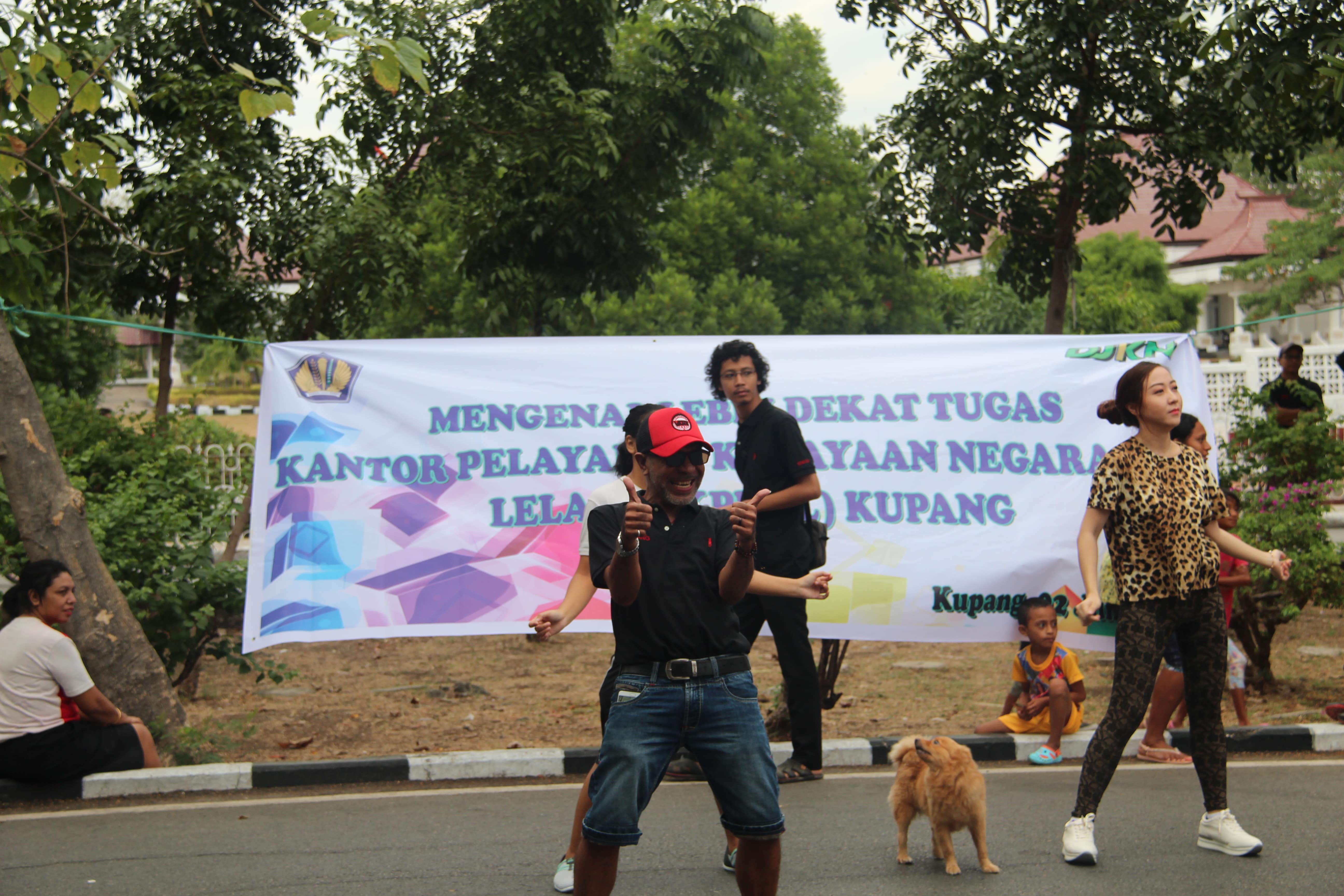 Ingin Lebih Dekat Dengan Masyarakat, KPKNL Kupang Gelar Car Free Day