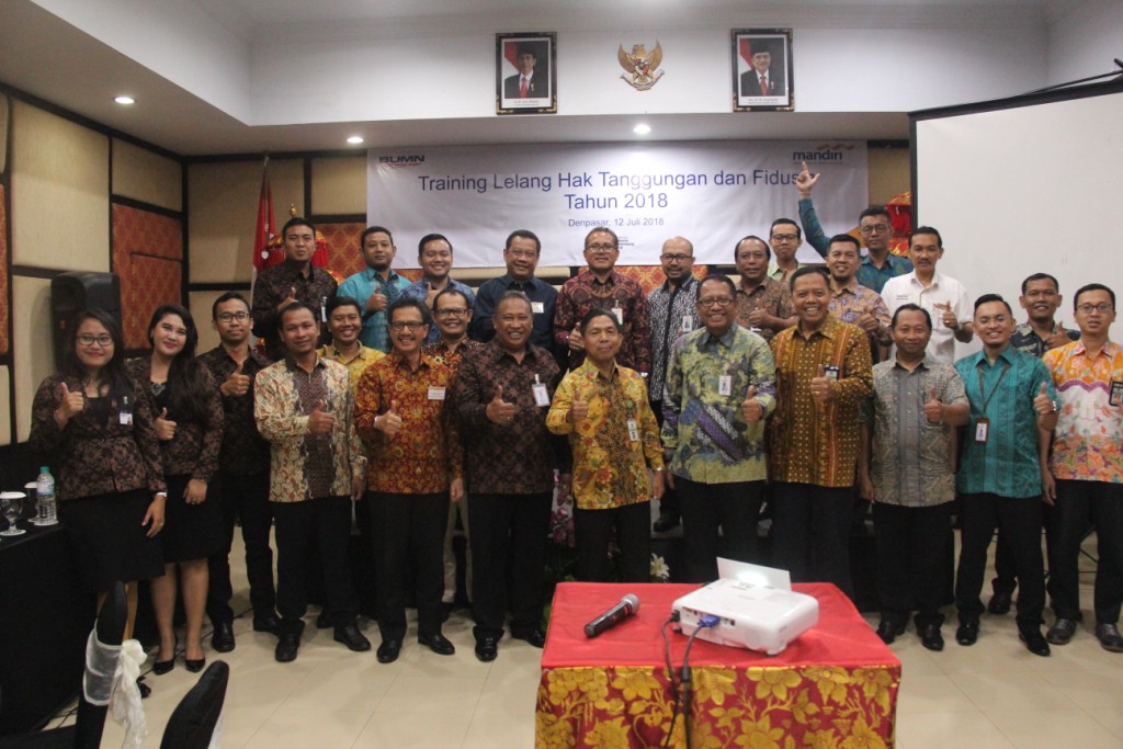 KPKNL Denpasar Berbicara di Training Lelang Bank Mandiri