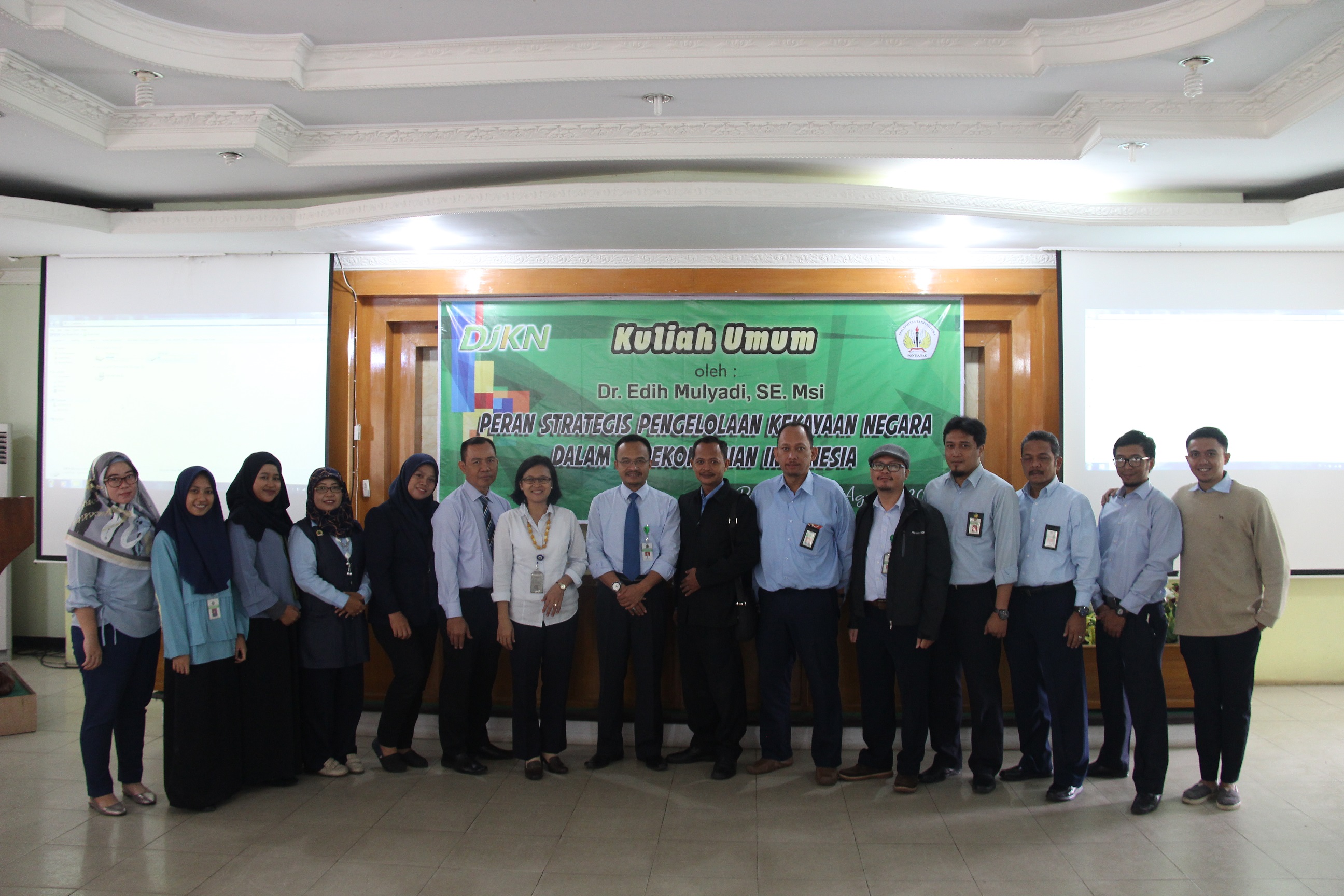 Kakanwil DJKN Kalbar sampaikan Kuliah Umum di Fakultas Ekonomi & Bisnis Universitas Tanjungpura