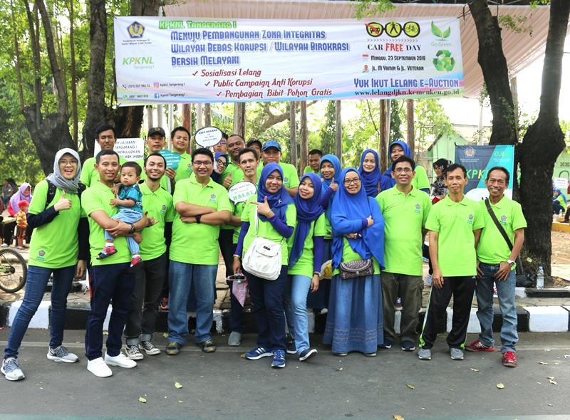 KPKNL Tangerang I Sosialisasikan Lelang di Car Free Day