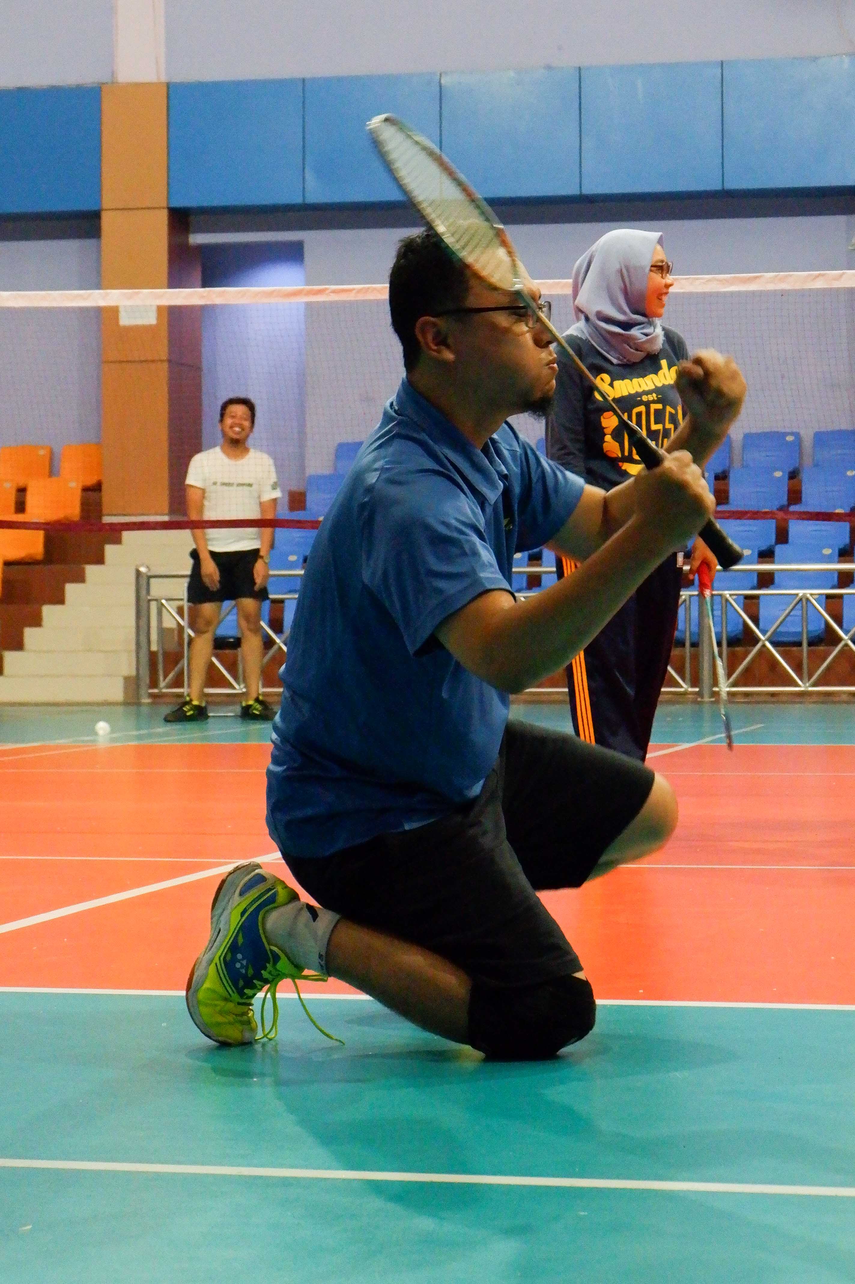 Sempat Tertinggal, Tim Kantor Pusat A Juarai Bulu Tangkis Pekan Kekayaan Negara