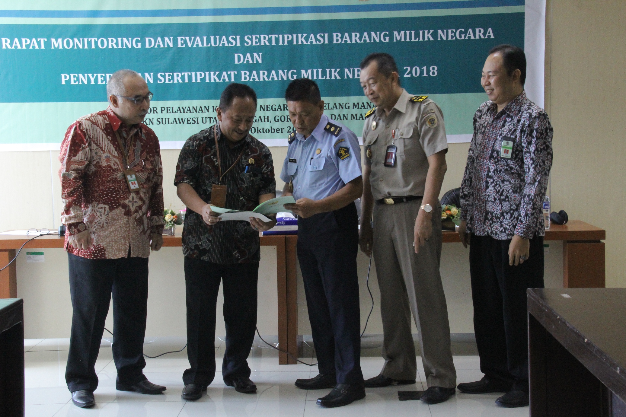 Sertifikasi Selesai 100%, Kakanwil DJKN Suluttenggomalut Apresiasi