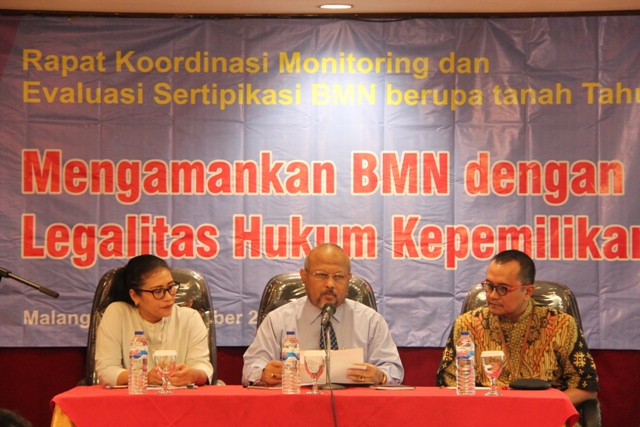 Kanwil DJKN Jawa Timur selenggarakan rapat koordinasi dengan Kanwil BPN Jawa Timur,  “Mengamankan BMN dengan Legalitas Hukum Kepemilikan” 