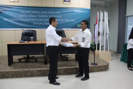 KPKNL Gorontalo Lepas Pejabat Eselon IV yang dimutasi