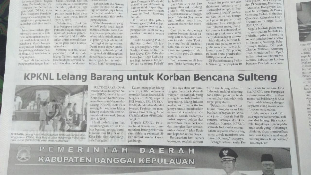 Lelang Amal KPKNL Palu