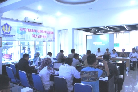 Songsong Target Baru, KPKNL Bogor Gelar Rapat  Program Sertipikasi Tanah BMN Tahun 2019 - 2020