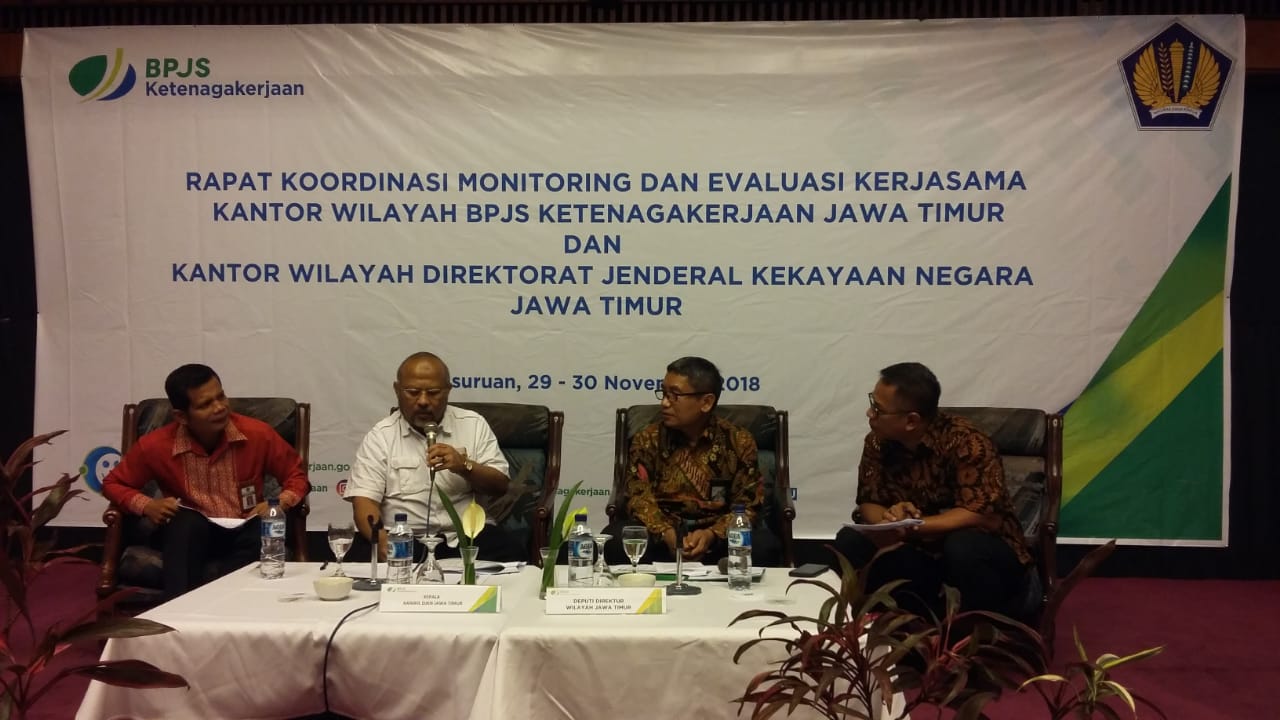 RAPAT MONITORING DAN EVALUASI KERJASAMA ANTARA KANWIL BPJS