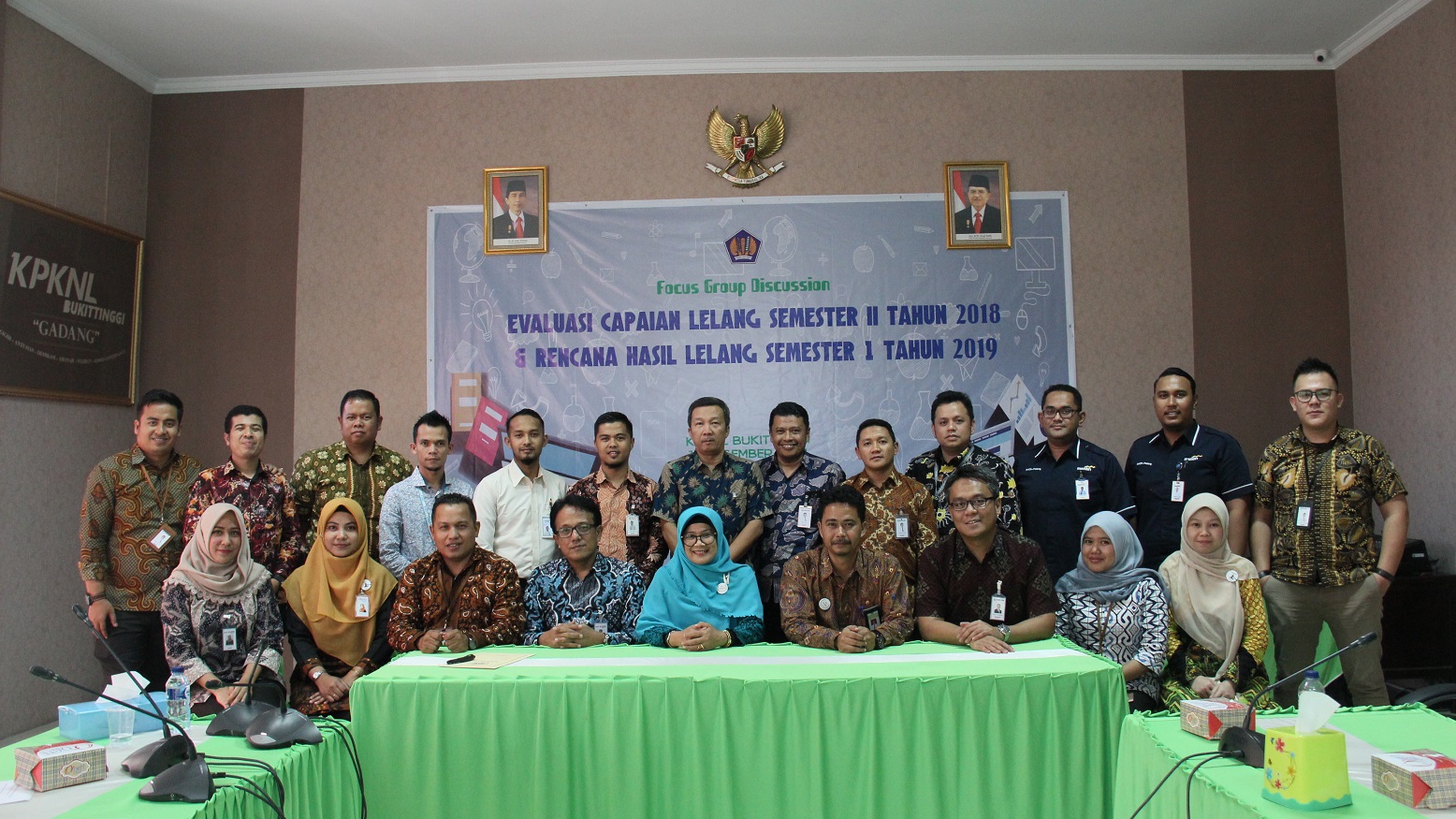 KPKNL Bukittinggi Adakan Evaluasi Capaian Lelang 2018 dan Rencana Lelang 2019