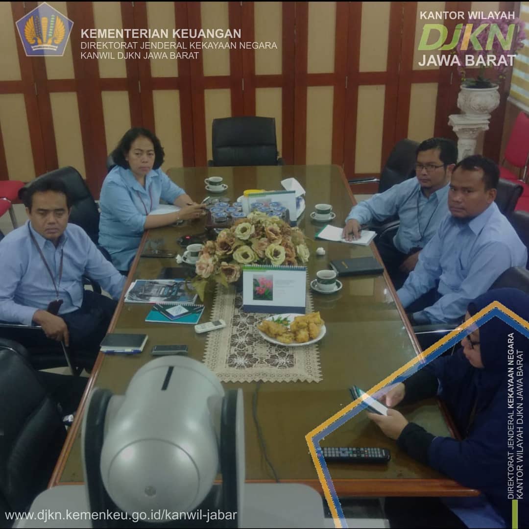 Kanwil DJKN Jawa Barat Ikuti VIdeo Conference Peningkatan Kapasitas Kepemimpinan Eselon 4