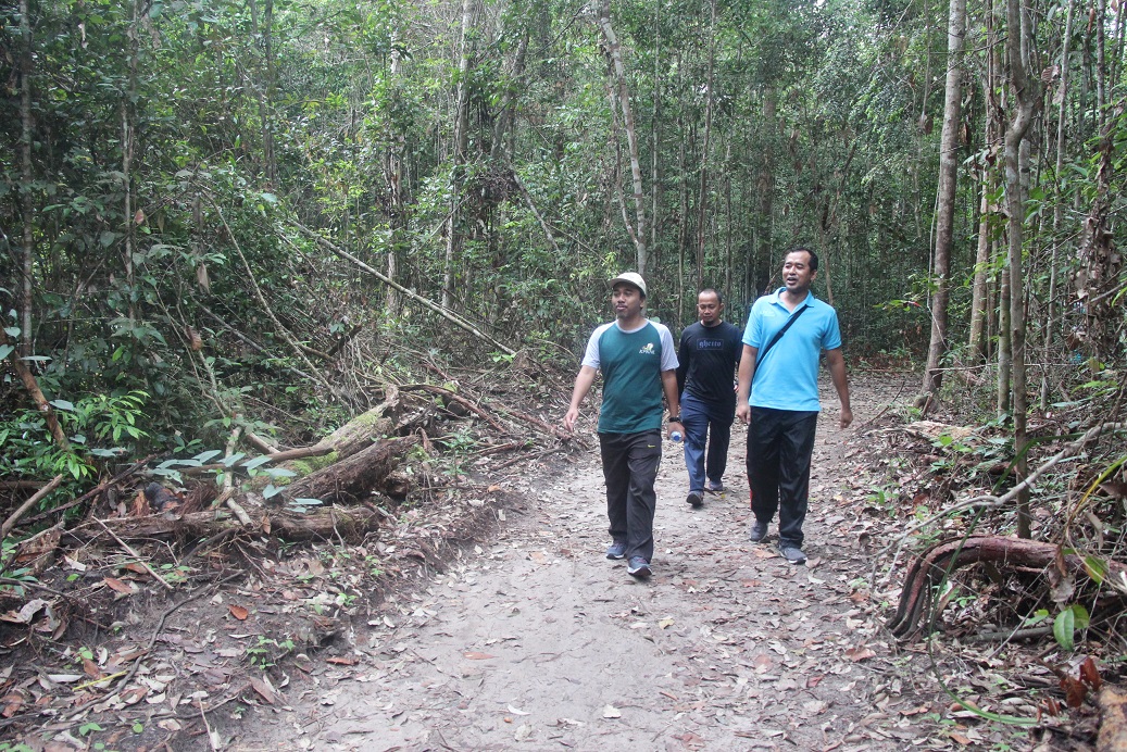 Olahraga Bersama di Hutan Wisata Jurung Tiga