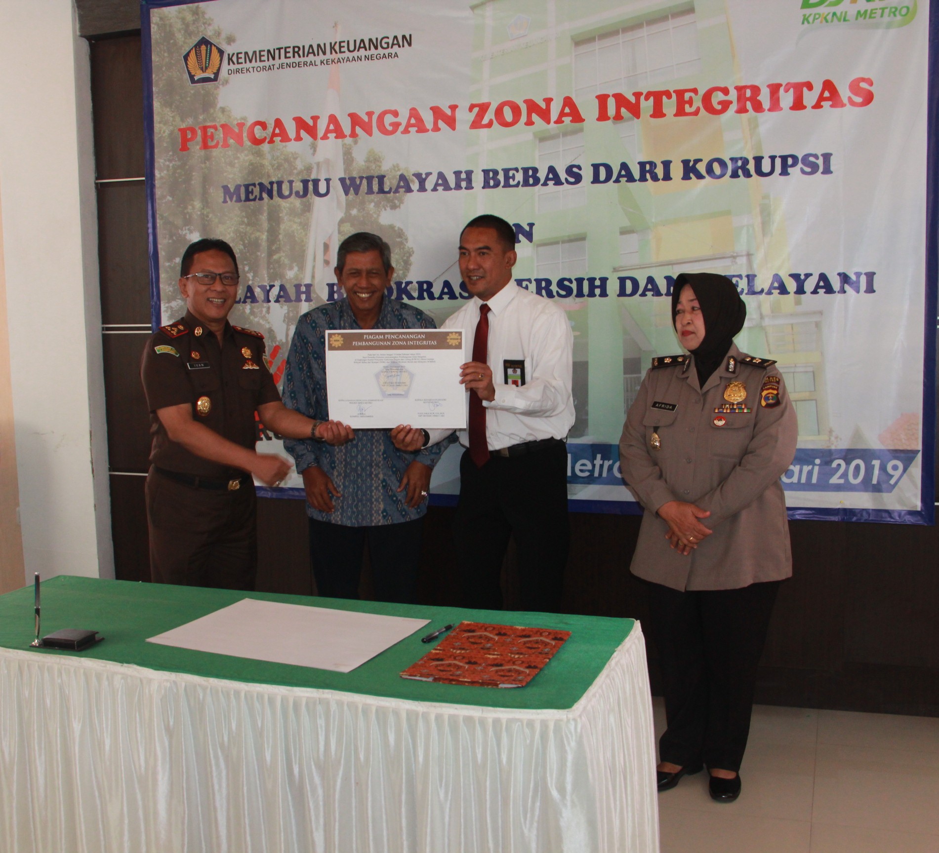 KPKNL Metro Siap Menuju Predikat WBK/WBBM