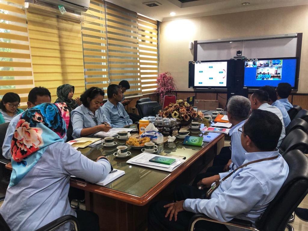 Kanwil DJKN Jawa Barat Selenggarakan Video Conference Monitoring dan Evaluasi Re-Revaluasi BMN