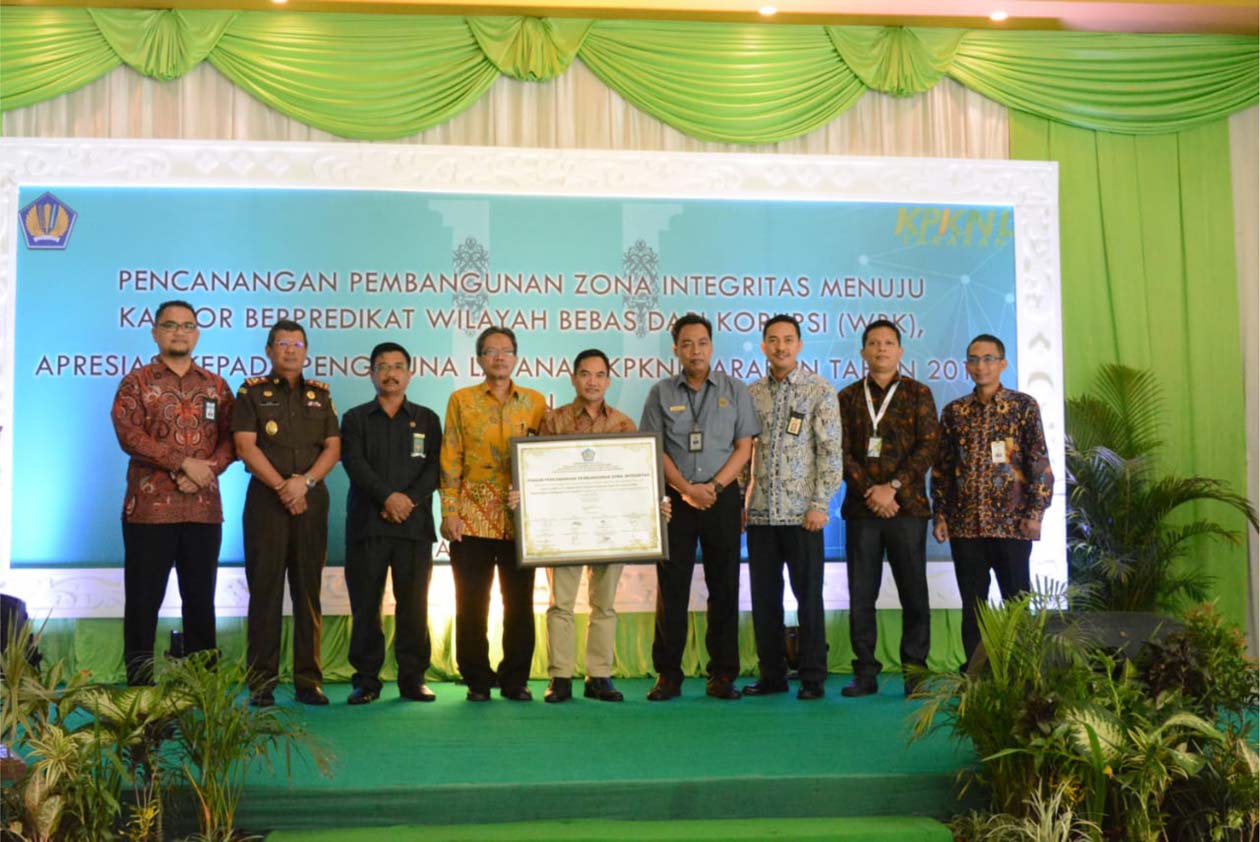 Wujudkan Reformasi Birokrasi Bersih, KPKNL Tarakan Canangkan Wilayah Bebas Korupsi