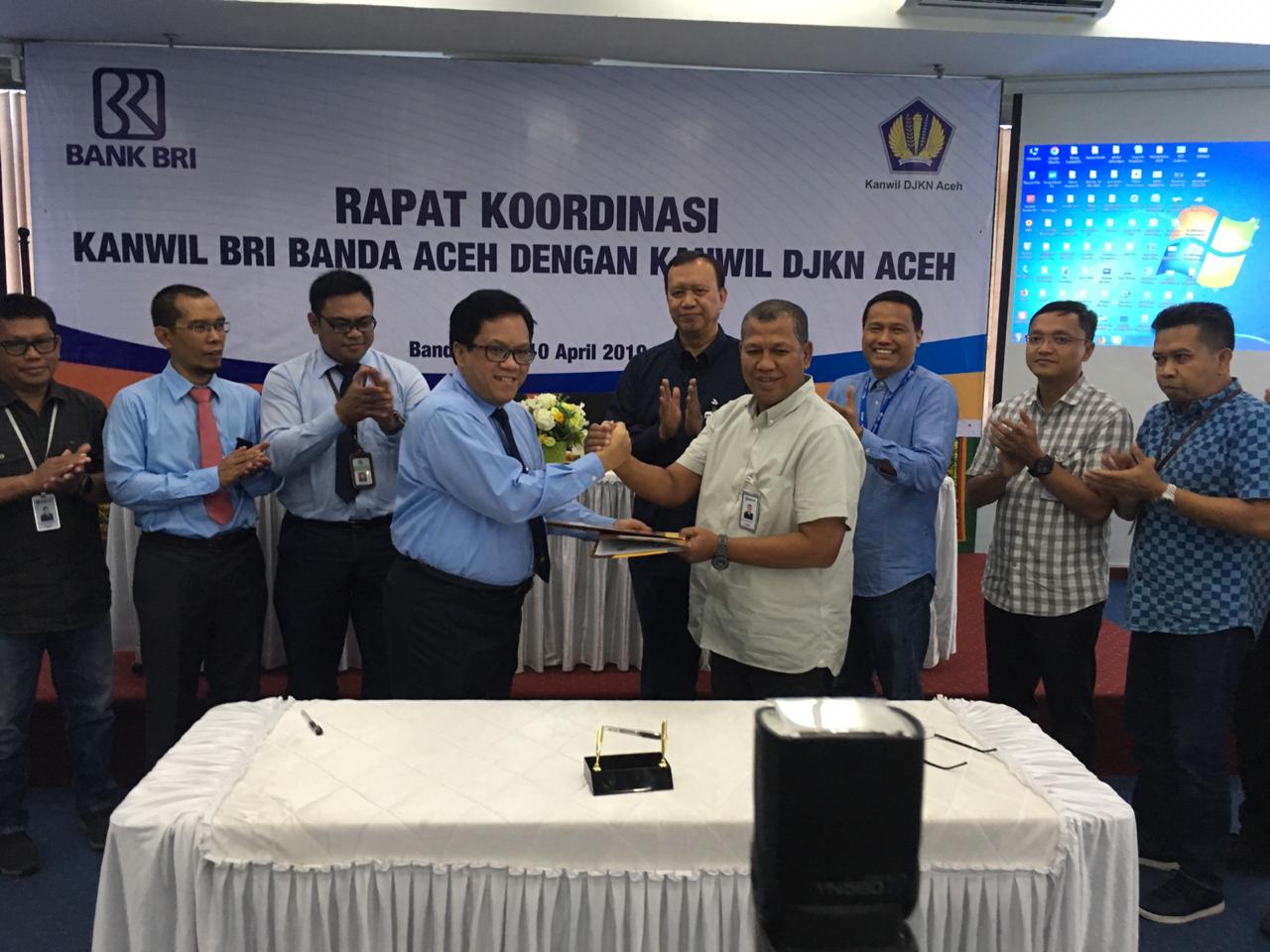 Sinergitas antara DJKN Aceh dan BRI Banda Aceh Capai Target Lelang