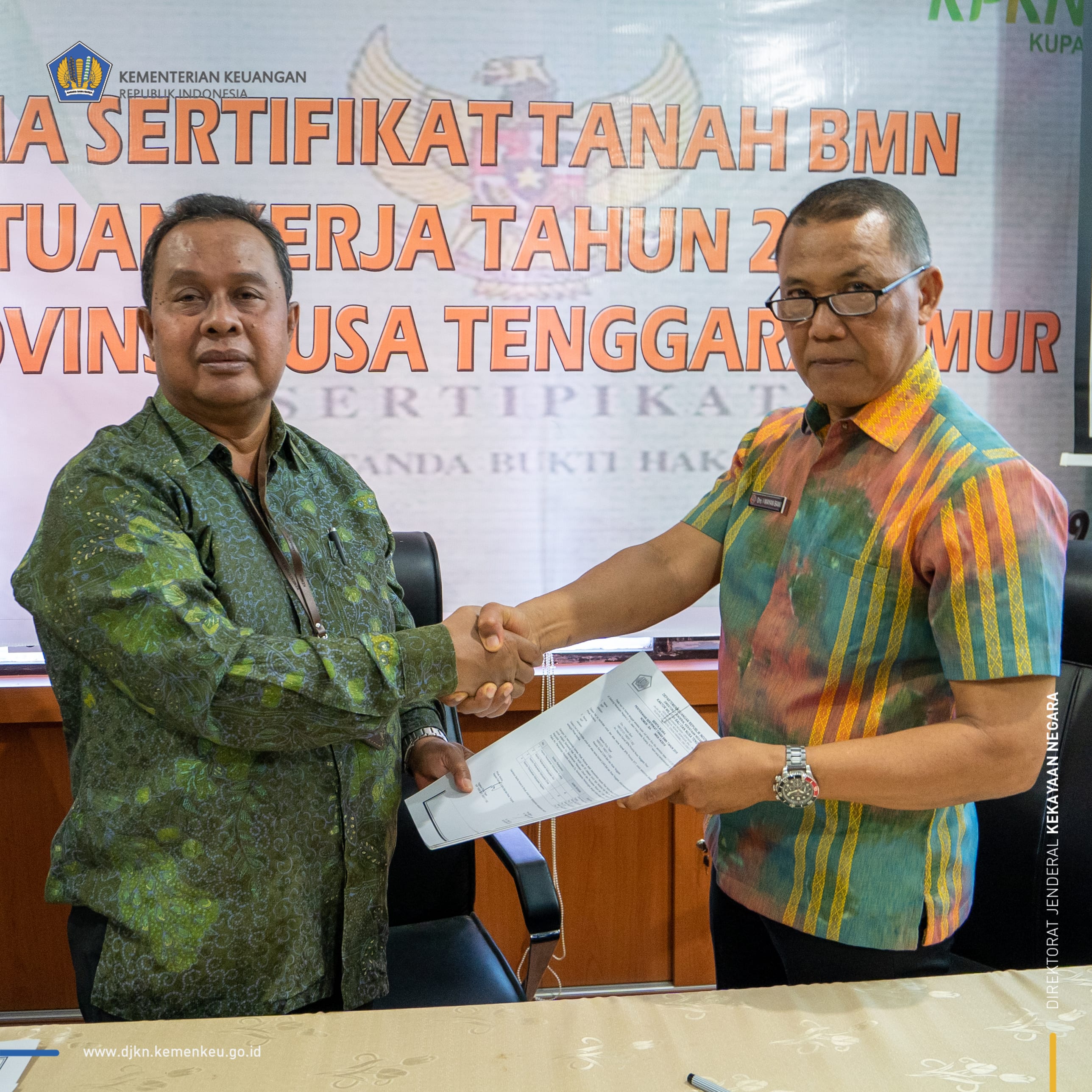 340 Bidang Tanah BMN di Nusa Tenggara Timur Ditargetkan Sertifikasi Tahun 2020