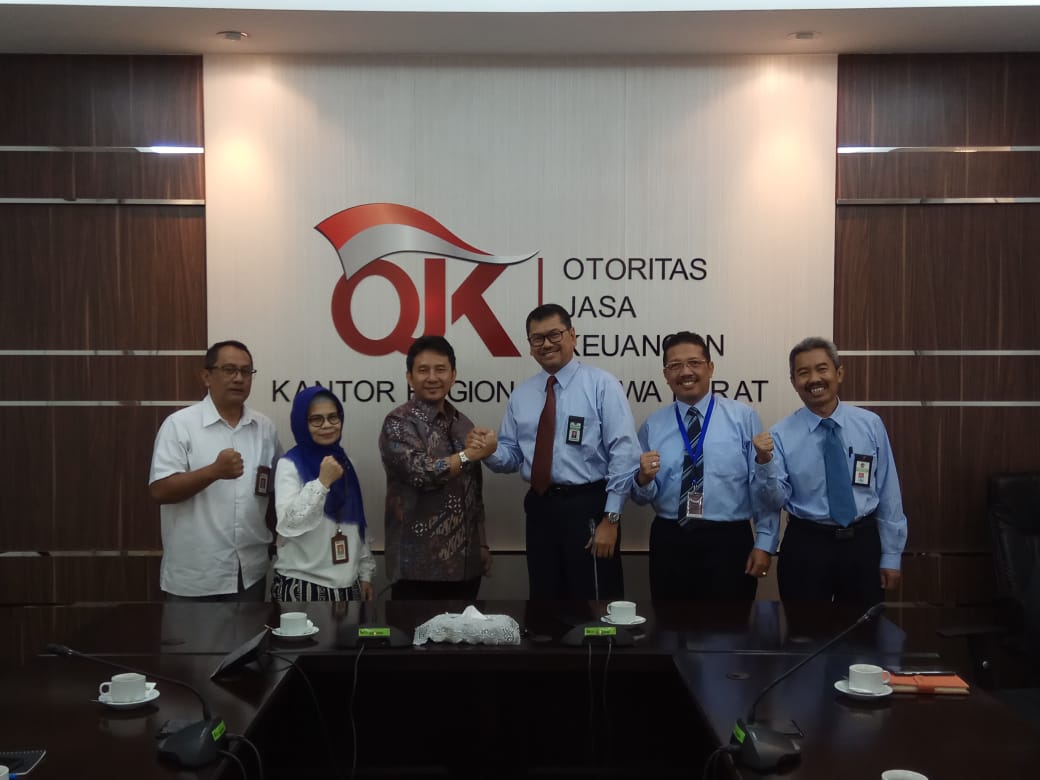 Audiensi Kepala Kanwil DJKN Jawa Barat ke Otoritas Jasa Keuangan (OJK) Kantor Regional 2 Jabar
