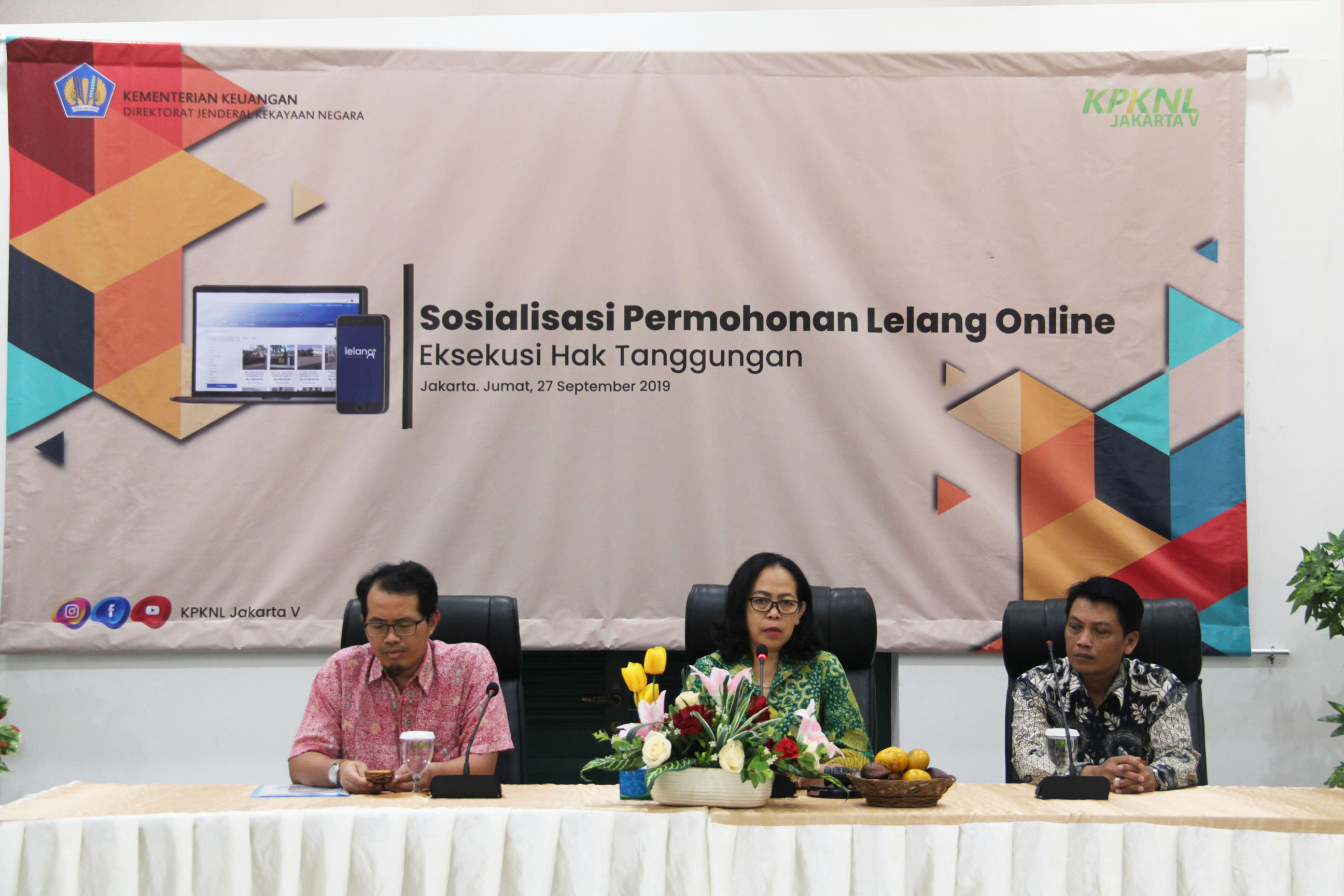 Optimalkan Pelayanan Lelang, KPKNL Jakarta V Lakukan Sosialisasi Permohonan Online