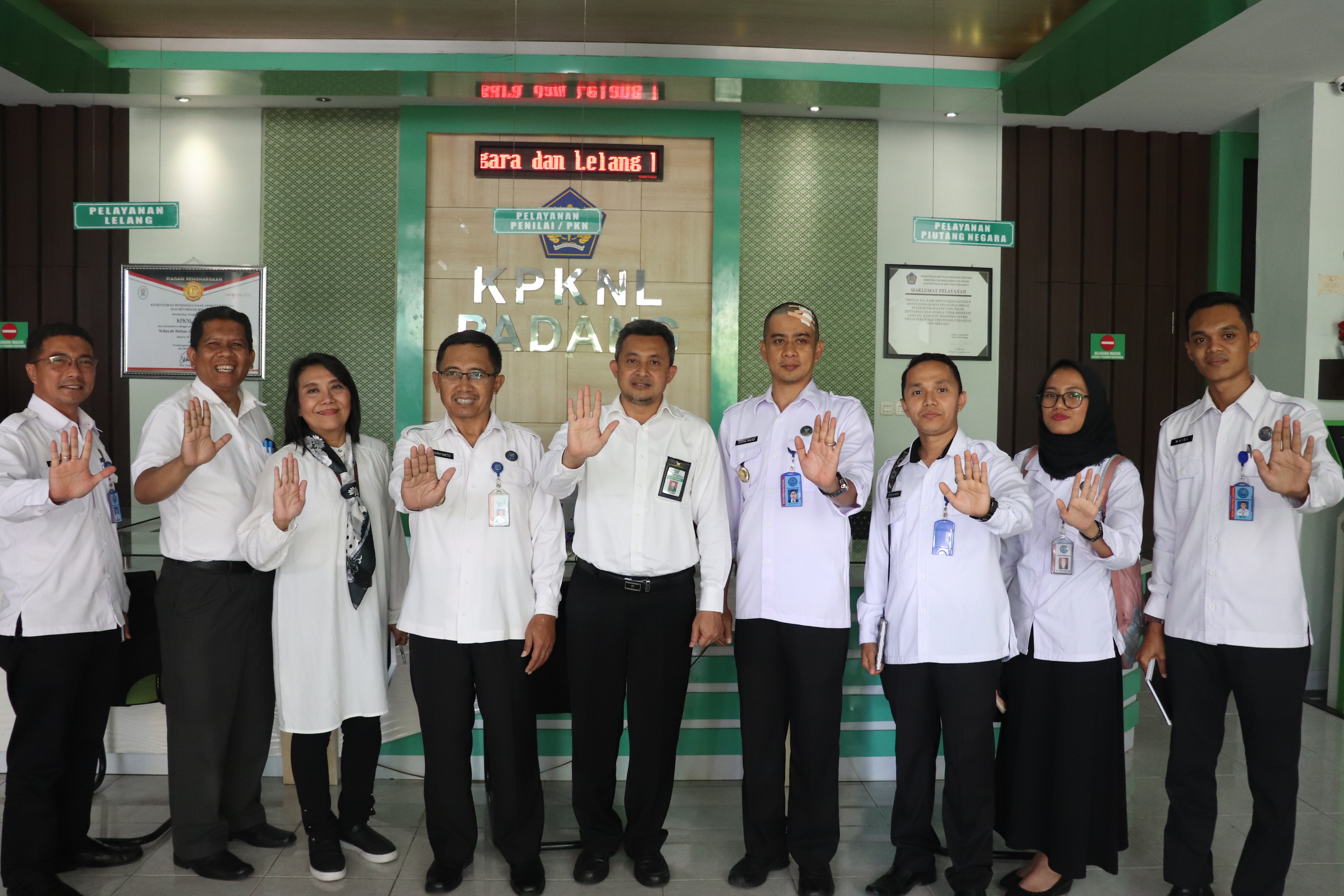 Raih Predikat WBK 2018, KPKNL Padang Terima Kunjungan Studi Banding BNNP Sumbar 