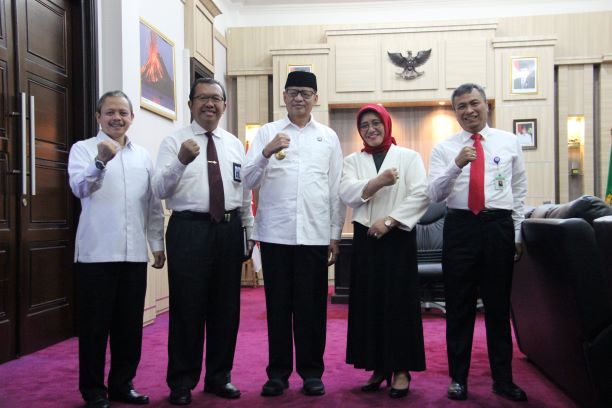 AUDENSI KEPALA KANWIL DJKN BANTEN DENGAN GUBERNUR BANTEN SALAH SATUNYA BICARAKAN SITU PATRASANA