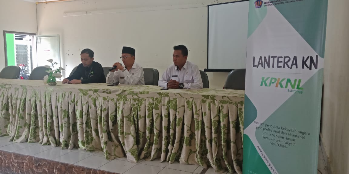 Lantera KN KPKNL Bukittinggi di Tanah Datar, Kemenag : Mempermudah Pengelolaan BMN bagi Satuan Kerja