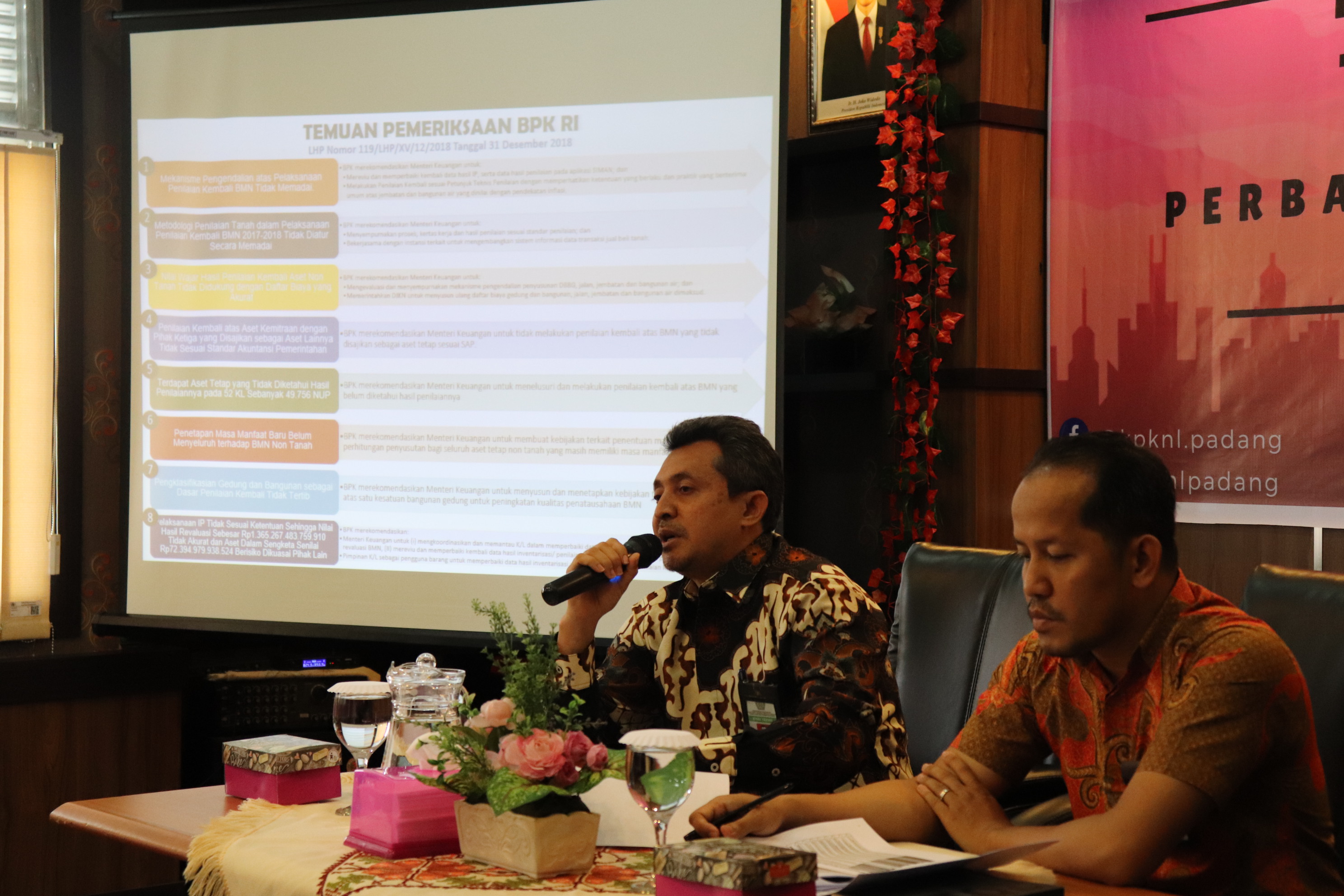 Tuntaskan Revaluasi BMN, KPKNL Padang Adakan Rapat Koordinasi Tindak Lanjut Perbaikan Revaluasi BMN 2017/2018